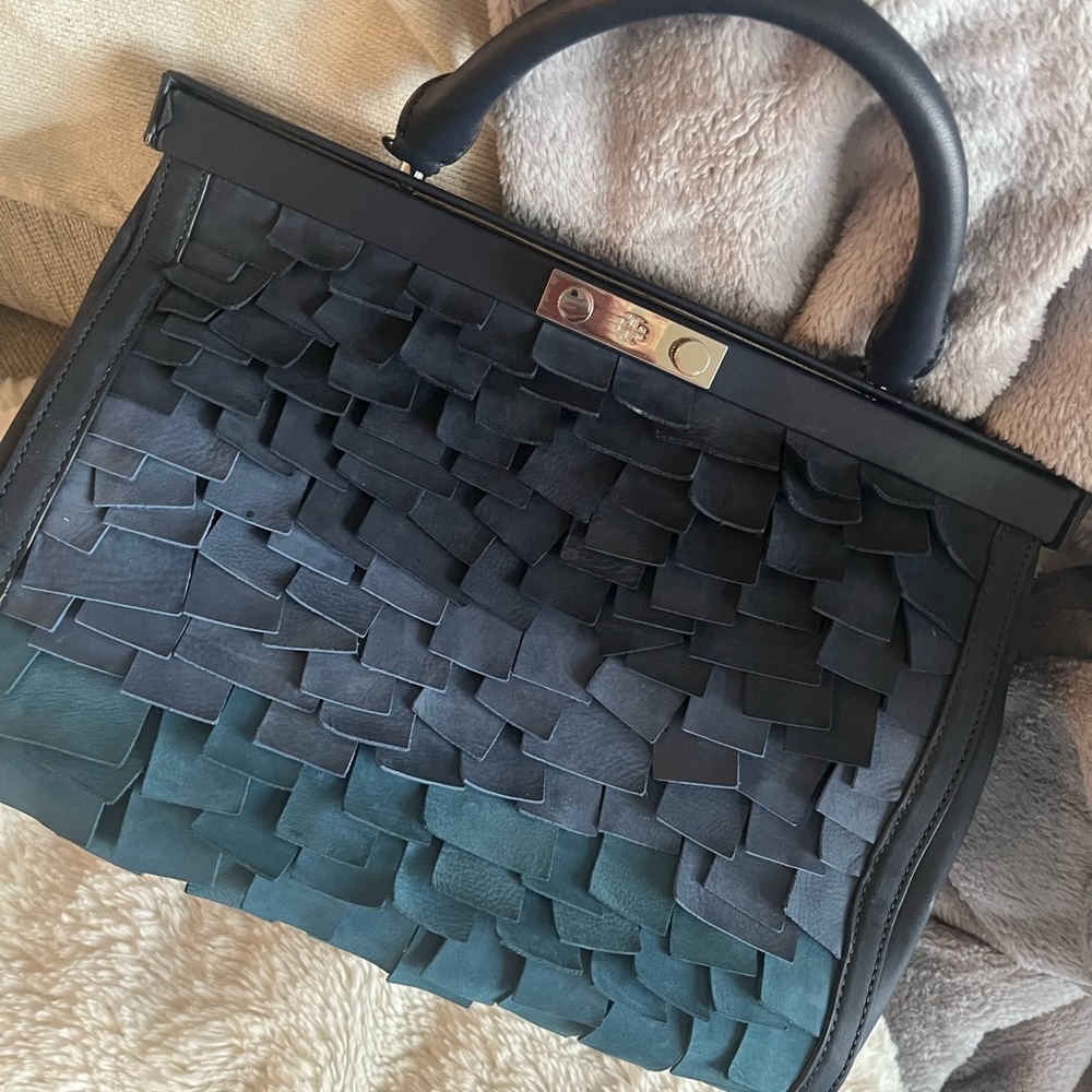 Tory Burch Handbag Ombré Fringe